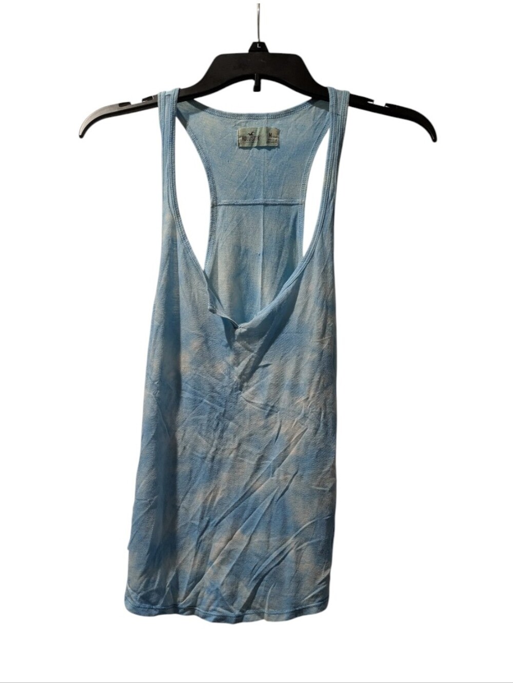 Hollister Light Blue Tie-Dye Racerback Tank